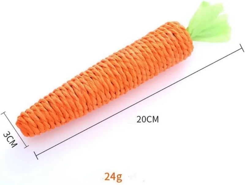 Irresistible Carrot Cat Teething & Play Sticks