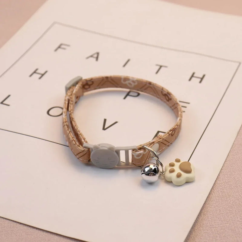 Charming Pet Collar with Bell - Adjustable & Breakaway