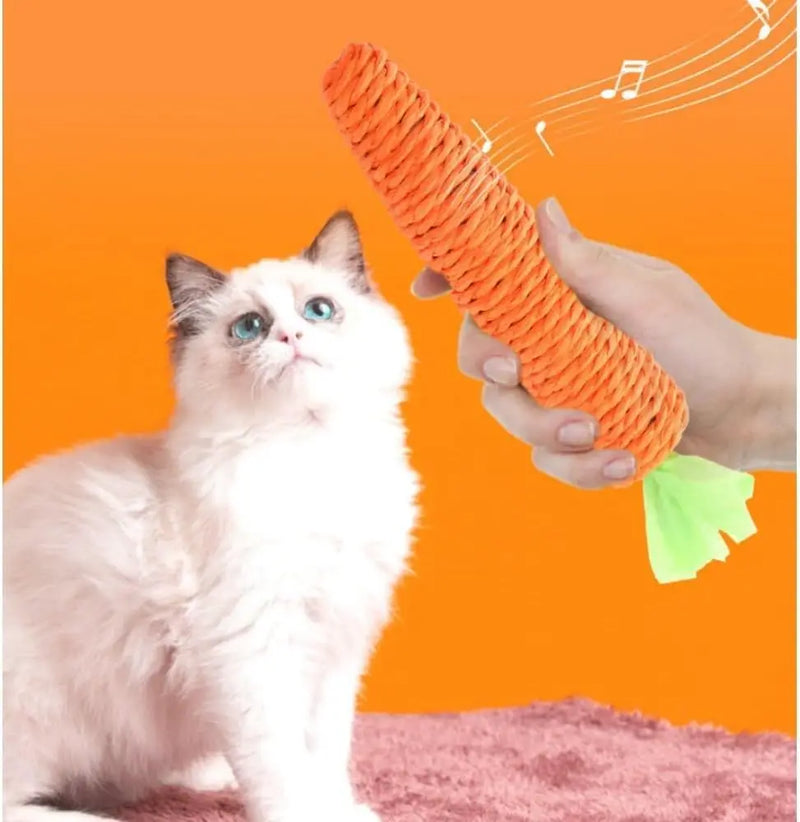 Irresistible Carrot Cat Teething & Play Sticks