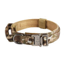 Tactical Nylon Dog Collar with Metal Buckle for Training
