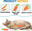Irresistible Carrot Cat Teething & Play Sticks