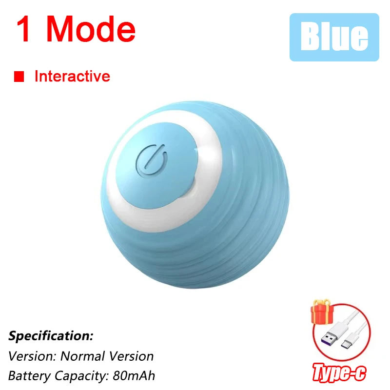 Smart Interactive Pet Ball - Rechargeable & Fun